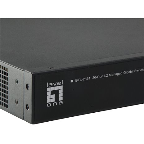 LevelOne GTL-2661 KILBY 26-Port L2-Gigabit Switch