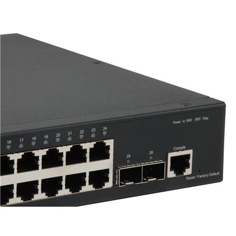 LevelOne GTL-2661 KILBY 26-Port L2-Gigabit Switch