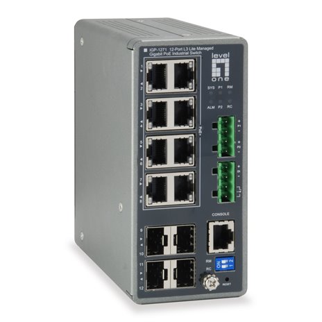 LevelOne IGP-1271 TURING 12-Port L3 Lite Gigabit Switch