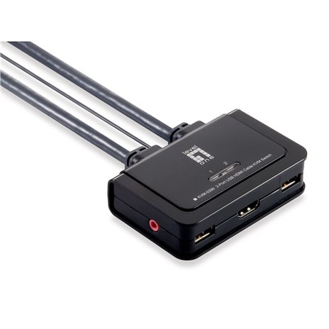 LevelOne KVM-0290 2-Port-USB HDMI cavo KVM Switch