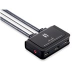 LevelOne KVM-0290 2-Port-USB HDMI cavo KVM Switch
