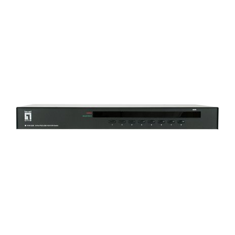 LevelOne KVM-3208 8-Port PS/2-USB VGA KVM