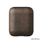 Nomad Airpod custodia pelle Rustic marrone