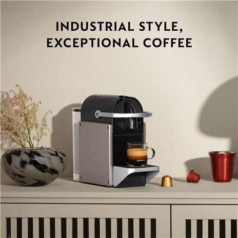 Krups XN 306 T Nespresso Pixie titanio