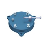 HEUER base girevole per morsa parallela 150 + 160 + 175