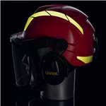 uvex Waldarbeiterset rot