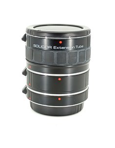 Soligor Extension Tube  3 Pezzi 12+20+36 per Canon EOS