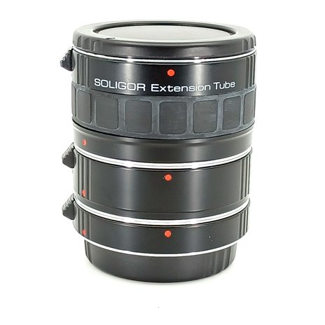 Soligor Extension Tube  3 Pezzi 12+20+36 per Canon EOS
