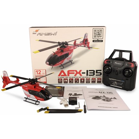 AMEWI AFX-135 DRF Elicottero 4 canali 6G RTF