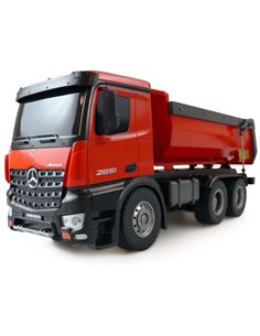 AMEWI Mercedes-Benz Arocs licen. camion ribalt. RTR rosso 2,