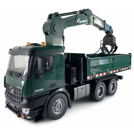 AMEWI Mercedes-Benz Arocs Licen. camion gru con ribalt. RTR