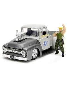 Jada Street Fighter 1956 Ford Pickup 1:24 + Guile    2532550