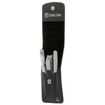 Zwilling CLASSIC INOX cust.bott. pressione,pelle bovina,nero