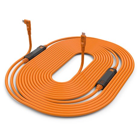 Tether Tools TetherPro USB-C auf USB-C rechter Winkel orange
