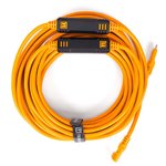 Tether Tools TetherPro USB-C auf USB-C rechter Winkel orange
