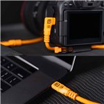 Tether Tools TetherPro USB-C auf USB-C rechter Winkel orange