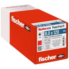 Fischer PowerFast II 8,0x120 TK TX TG blvz 50 2