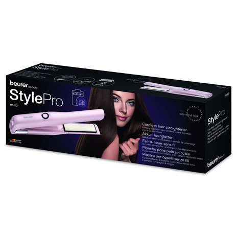 Beurer HS 20 piastra stiracapelli a batteria