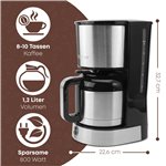 Clatronic KA 3805 macchina da caffè 10 tazze