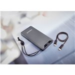 Intenso Powerbank F10000 Grigio 10000 mAh incl. USB-C a tipo