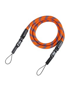 Hama cinghia per fotocamera Braid 120  arancione/blu