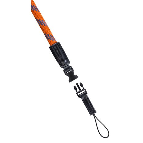 Hama cinghia per fotocamera Braid 120  arancione/blu