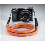 Hama cinghia per fotocamera Braid 120  arancione/blu