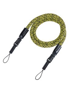 Hama cinghia per fotocamera Braid 120  nero/giallo