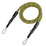 Hama cinghia per fotocamera Braid 120  nero/giallo