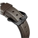 Nomad Traditional Strap Leather Brown Connector Black 38/40/