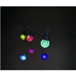 LBM 12m Smart Outdoor catena luminosa - 25 x Globe Facets