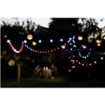 LBM 12m Smart Outdoor catena luminosa - 25 x Globe Facets