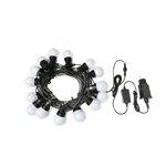 LBM 14m Smart Outdoor catena luminosa - 15 x Globe 5cm