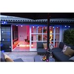 LBM 14m Smart Outdoor catena luminosa - 15 x Globe 5cm