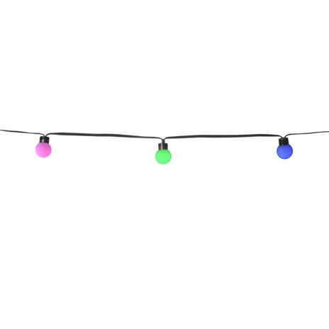 LBM 10m Smart Outdoor catena luminosa - 50 x Globe 3cm