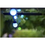 LBM 10m Smart Outdoor catena luminosa - 50 x Globe 3cm