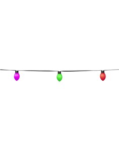 LBM 10m Smart Outdoor catena luminosa - 50 x Cone Globe