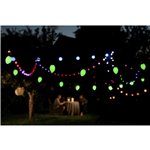 LBM 10m Smart Outdoor catena luminosa - 50 x Cone Globe
