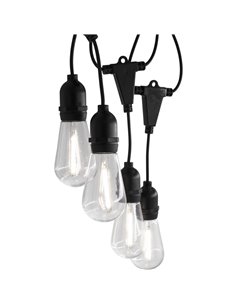 LBM 10m Smart Outdoor catena luminosa - 10 x Globe Vintage