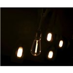 LBM 10m Smart Outdoor catena luminosa - 10 x Globe Vintage