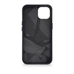 Decoded cover post. iPhone pelle 14 blu acciaio