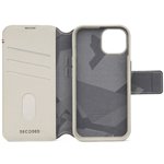 Decoded custodia portafoglio stacc. pelle per iPhone 15 Clay