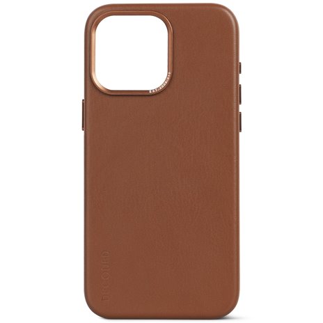 Decoded Cuoio cover posteriore per iPhone 15 Pro Tan
