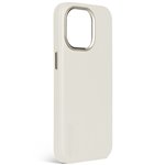 Decoded cover posteriore pelle per iPhone 15 Pro Clay