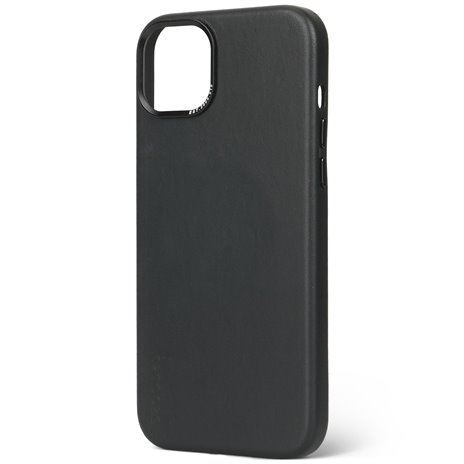 Decoded cover posteriore pelle per iPhone 15 Plus nero