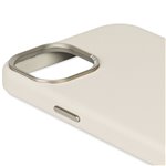 Decoded cover posteriore pelle per iPhone 15 Plus Clay