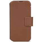 Decoded custodia portaf. pelle stacc. per iPhone 15 Plus Tan