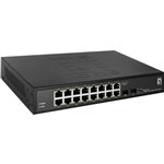LevelOne GES-2118 Hilbert 18-Port Gigabit Smart Switch
