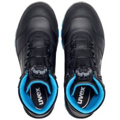 uvex stivali 95692 BOA nero/bl S S3 PUR W11 43 2