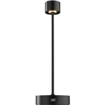 ab+ by Abert Saturno lampada da tavolo portat. nero